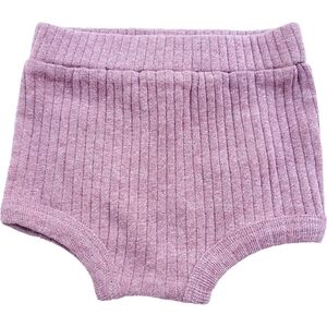 NWOT Kate Quinn Organics Retro Bloomers Cedar Rose Wide Ribbed Baby 0-3 Months